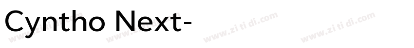Cyntho Next字体转换 Cyntho Next字体转换